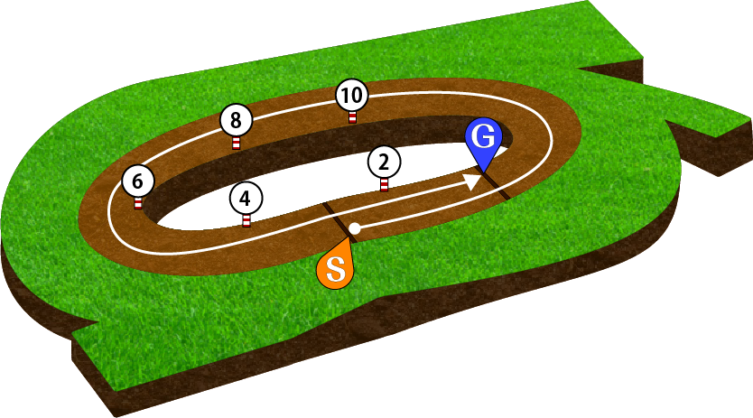 中京競馬場 ダート1800m