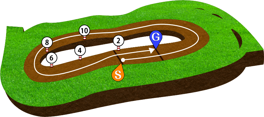 東京競馬場ダート2100m