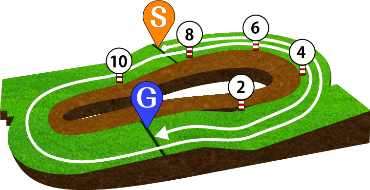 福島競馬場 芝2600m